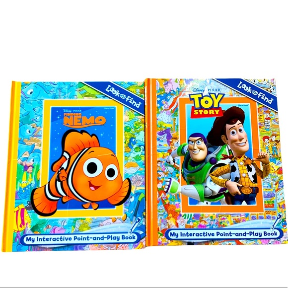 Finding Nemo & Toy Story Point & Play Book